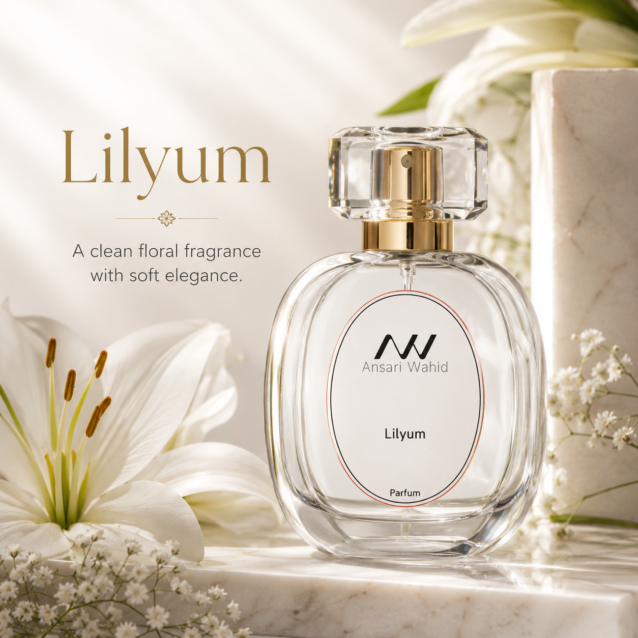 Lilyum perfume bottle