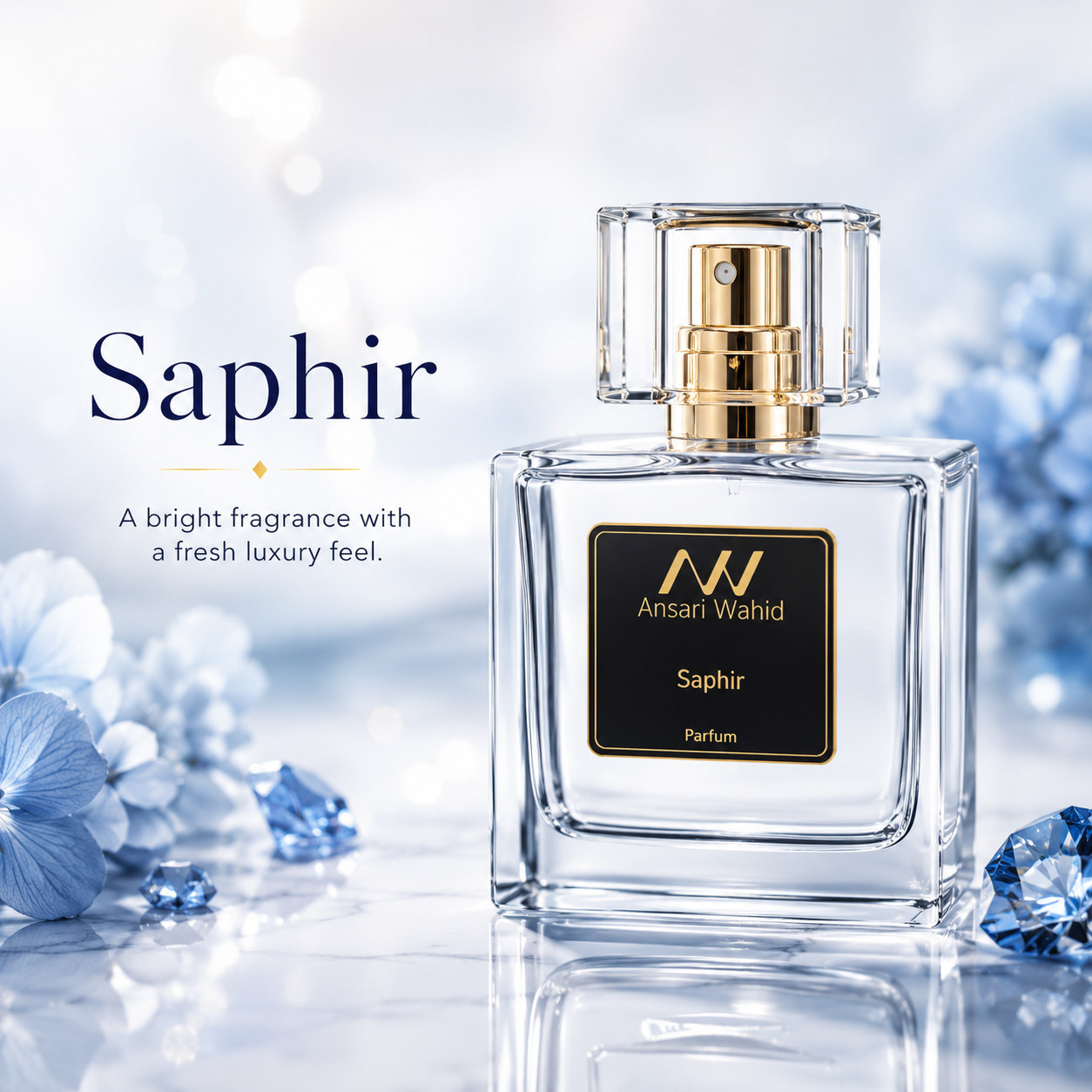 Saphir perfume bottle